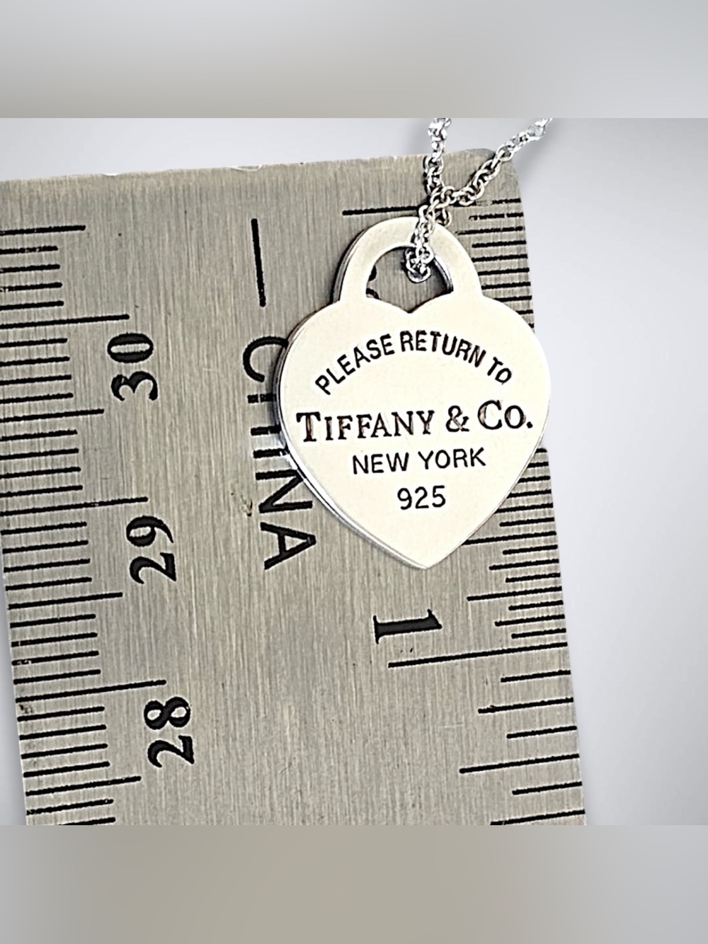 Tiffany & Co. 925 Sterling Silver Return to Tiffany Small Heart Tag Necklace - Picture 4 of 9
